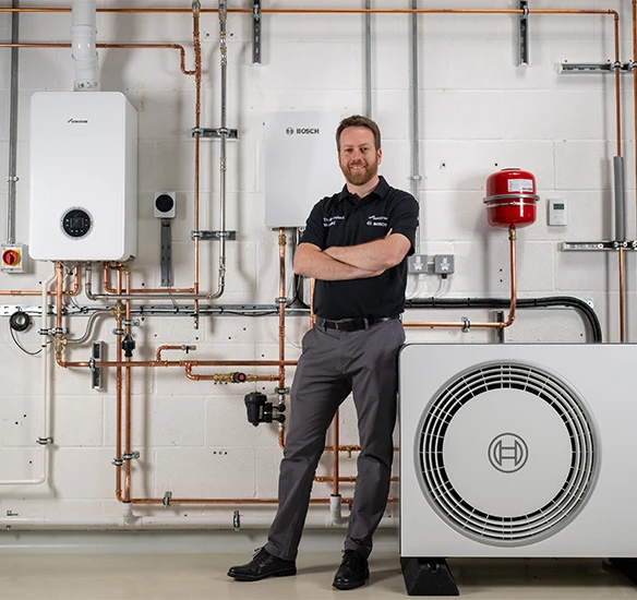 Worcester Bosch trainer and heat pump