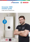 Greenstar 4000 Installer Brochure