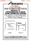 Worcester Digistat CD Programmable 24 Hour Room Thermostat Installation and Servicing Instructions